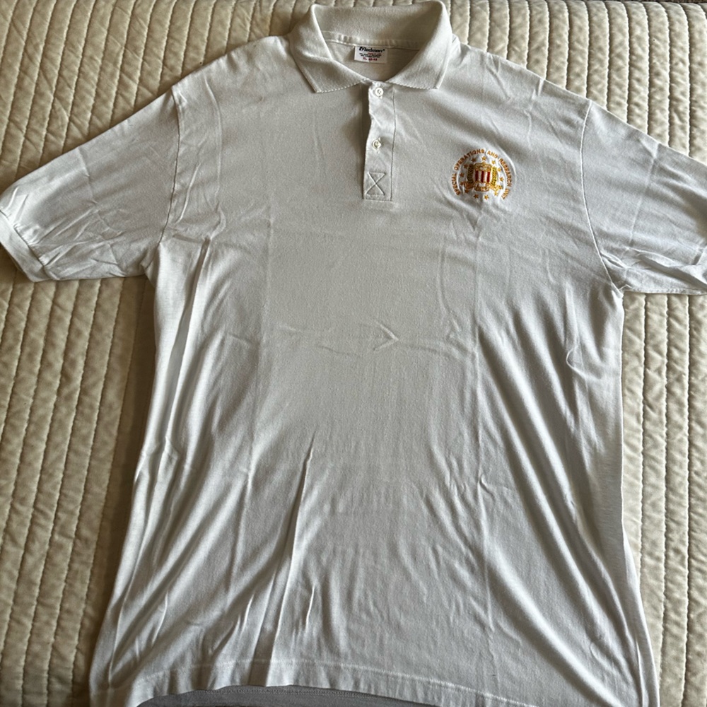 FBI special operations and research unit vintage polo circa 1995.  Lightweight